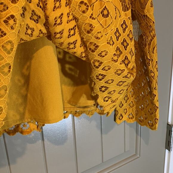 Moulinette Soeurs Mixed Lace Top - Picture 7 of 13